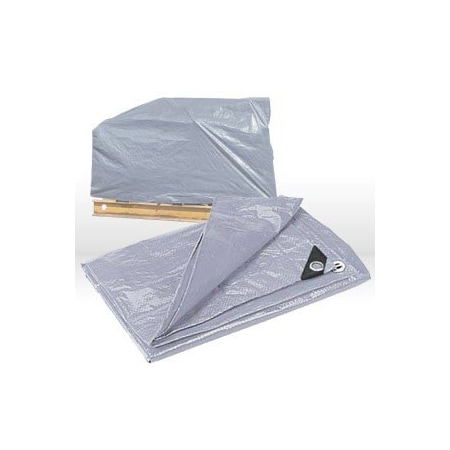 Kotap Super Duty Tarp, Silver, Plastic TRS1016